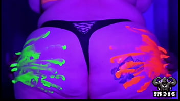 Glow N Dark Spanking Stacxxxs & Nikki Cakes thumbnail