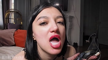 Blowjob With Heels Sucking And Eating Cum From Shoes Feat Madison Quinn thumbnail