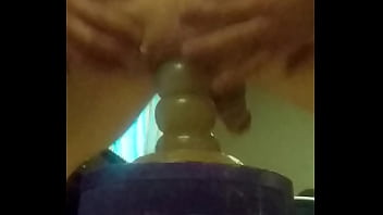 Fucking self with a dildo