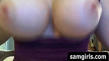 Big boobs shaking horny webcam slut