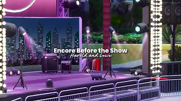 Famous pop star fucks member before their concert