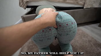 Creampie gift of fate stepmom stuck under the bed