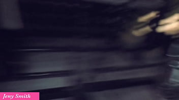 Jeny smith with a guy in a nightclub