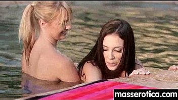 Sensual lesbian massage leads to orgasm 12