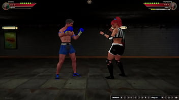 Cristiano vs polly nf3d mixed mma battle subway femdom