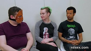 Insane bitch gets her fuckholes stretched and thoroughly poked