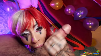 Clown town ep 3 balloon titty bimbo danae marie gets railed & drinks piss