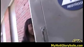 Ebony gloryhole blowjob 2