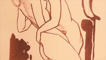 Retro erotic drawings