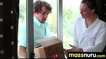 Japanese masseuse gives a full service massage 7