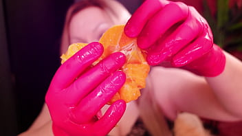 Nurse Gloves And Eating Oranges Arya Grander thumbnail