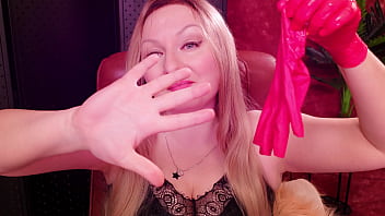 Nurse gloves and eating oranges arya grander