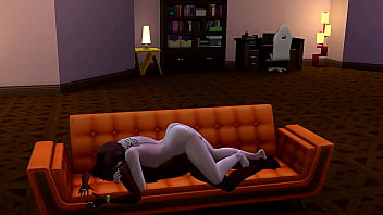 Cock and boobs jumping