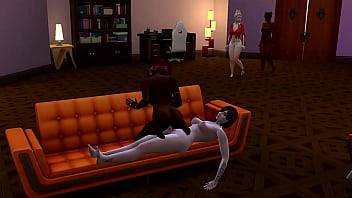 Cock and boobs jumping