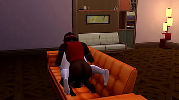 Cock and boobs jumping