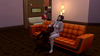 Cock and boobs jumping