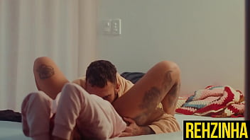 Bbw sharing bed with boss ends with huge cumshot rehzinha