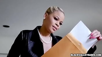 Nerdy black teen trades brains for blowjobs 4