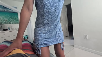 Cute white girl loves to ride my cock