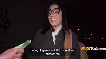 Gorgeous Hispanic Future Doctor Does The Deed For Quick Cash thumbnail