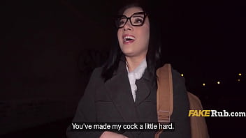 Gorgeous hispanic future doctor does the deed for quick cash