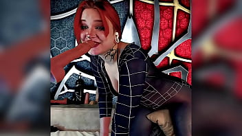 Sensual orgasm from a beautiful red haired cosplayer with dirty talk