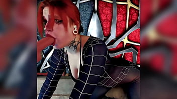 Sensual orgasm from a beautiful red haired cosplayer with dirty talk