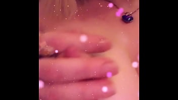 Stunning amateur showing off big tits