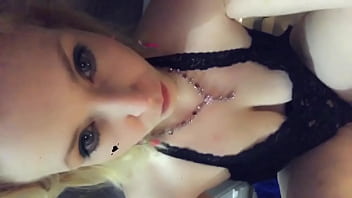 Stunning amateur showing off big tits