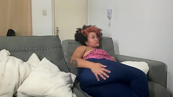 Stepson couldn’t resist my farts so i tease him until he cums