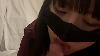 【主観ハメ撮り】 地雷系女子の濃厚ねっとりフェラ 舌でチロチロ舐めまわされて我慢できずに口内発射