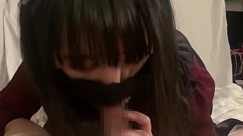 【主観ハメ撮り】 地雷系女子の濃厚ねっとりフェラ 舌でチロチロ舐めまわされて我慢できずに口内発射