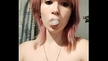 Petite girl french enhale