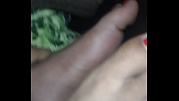 Playing at night with your feet