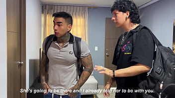 Tattooed man betrays his best friend by fucking his busty wife christian chaux