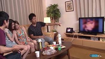 A group of asian friends convened to privately share advice on group sexual activities at home