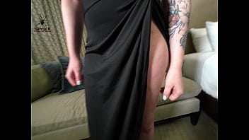 Kat modeling another outfit dressing and undressing