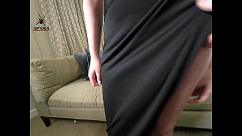 Kat modeling another outfit dressing and undressing