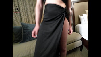 Kat modeling another outfit dressing and undressing