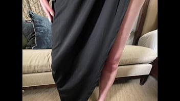 Kat modeling another outfit dressing and undressing