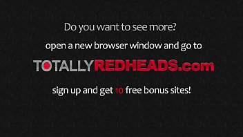 Redhead learning to suck deep