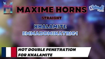 Intense blowjob et double pénétration avec khalamite et emmadominatric1 ️chaque geste est calculé pour te rendre