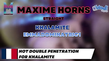 Intense blowjob et double pénétration avec khalamite et emmadominatric1 ️chaque geste est calculé pour te rendre