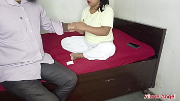 Stepsister oil massage on dick after fuck innocent brother