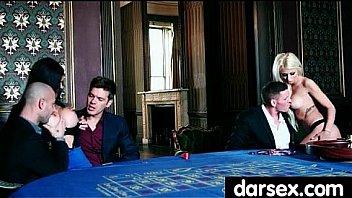 Babe’s expert tongue goes up and down on a cock 3