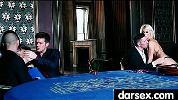 Babe’s expert tongue goes up and down on a cock 3