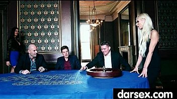 Babe’s expert tongue goes up and down on a cock 3