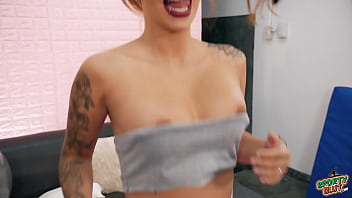 Jiggly ass hungry cameltoe busty sporty babe