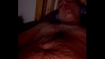 Rubbing my throbbing huge cock and edging