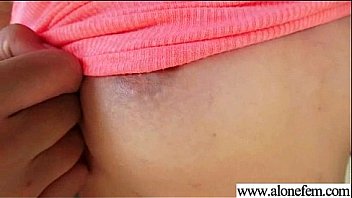 Horny girl insert in her holes all kind of things clip 25